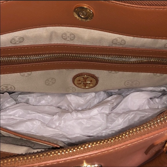 Tory Burch tan crossbody bag - Picture 3 of 4
